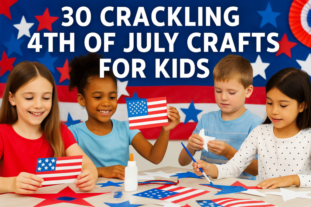 30 Crackling 4th of July Crafts for Kids