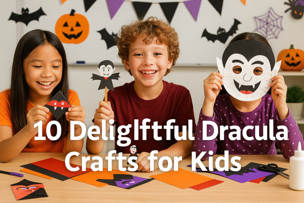 10 Delightful Dracula Crafts for Kids