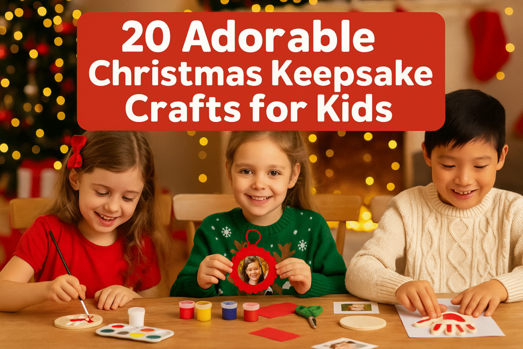  20 Adorable Christmas Keepsake Crafts for Kids