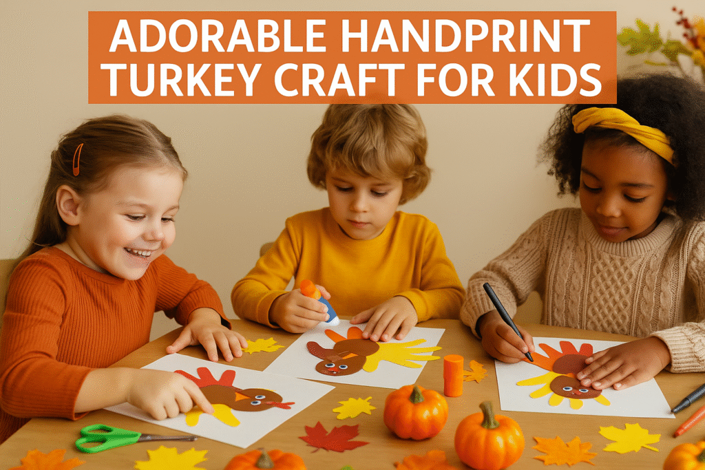  Adorable Handprint Turkey Craft for Kids