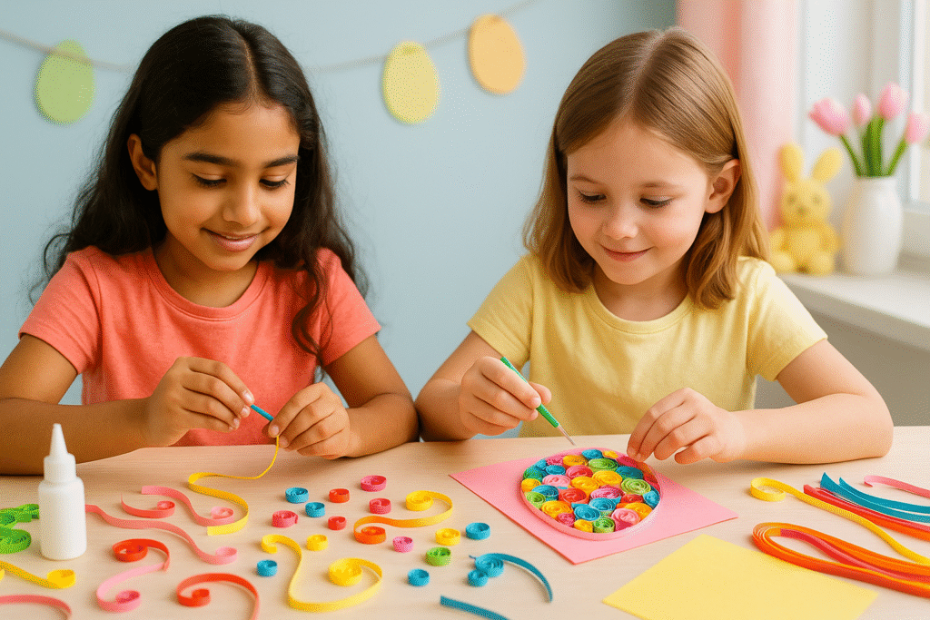  Paper Quilling Easter Egg Craft for Kids – A Colorful Spring Activity!