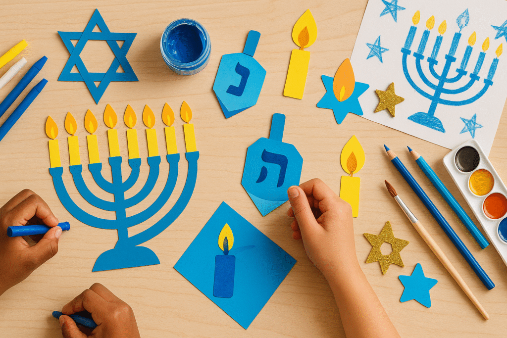 20 Heartwarming Hanukkah Crafts for Kids (Celebrate the Festival of Lights!)