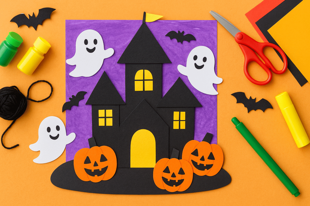 15 Fun Haunted House Crafts for Halloween (Spooky + Kid-Friendly!)