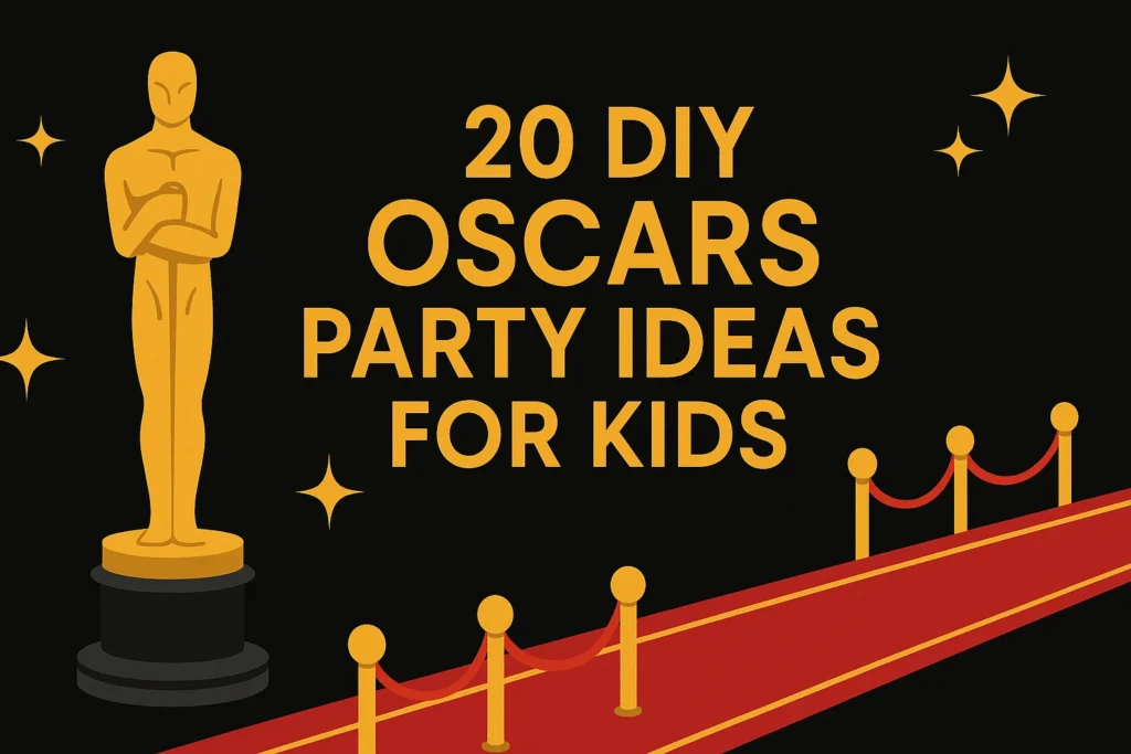 Discover: 20 DIY Oscars Party Ideas for Kids (Fun, Creative & Perfect for Awards Night!)