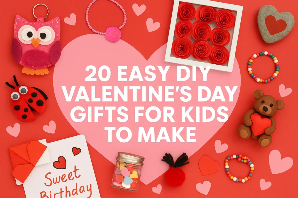 Discover: 20 Easy DIY Valentine’s Day Gifts for Kids to Make (Cute, Simple & Classroom-Friendly!