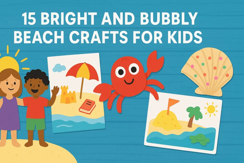 15 Bright and Bubbly Beach Crafts for Kids (1000+ Words, SEO Friendly)
