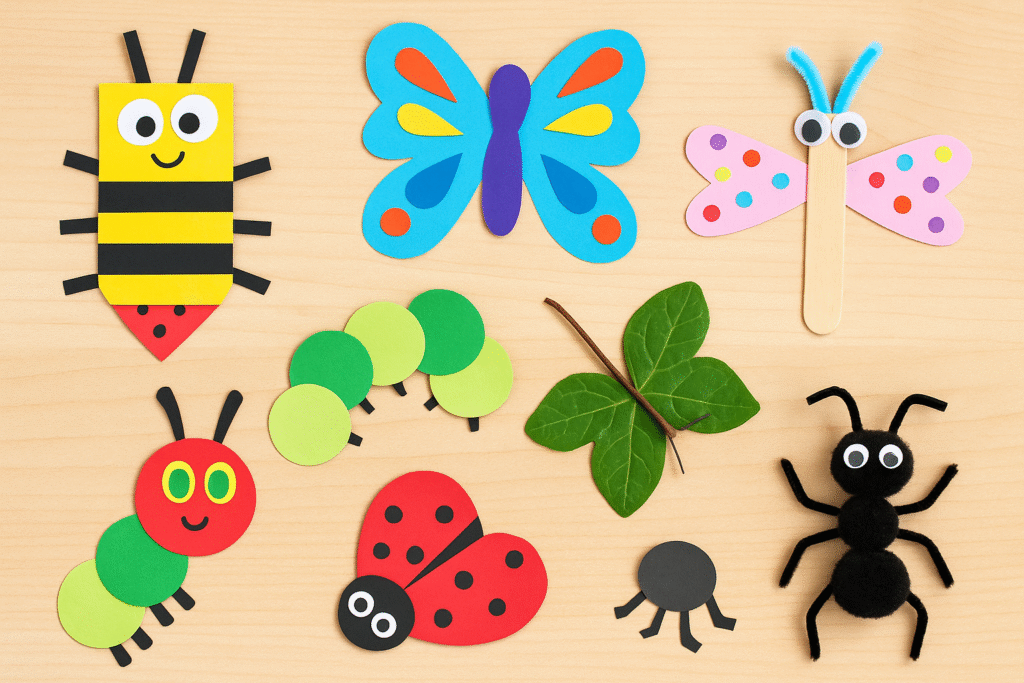 20 Interesting Insect Crafts for Kids (Fun Summer Activity Ideas)