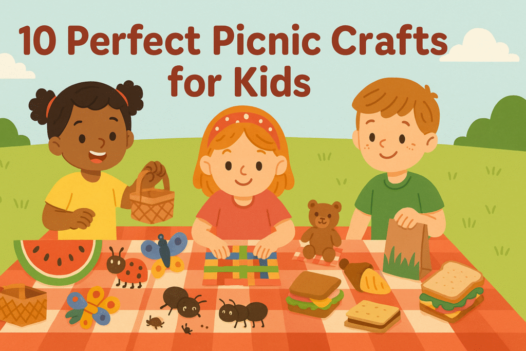 10 Perfect Picnic Crafts for Kids (Fun, Creative & Outdoor-Ready Ideas!)