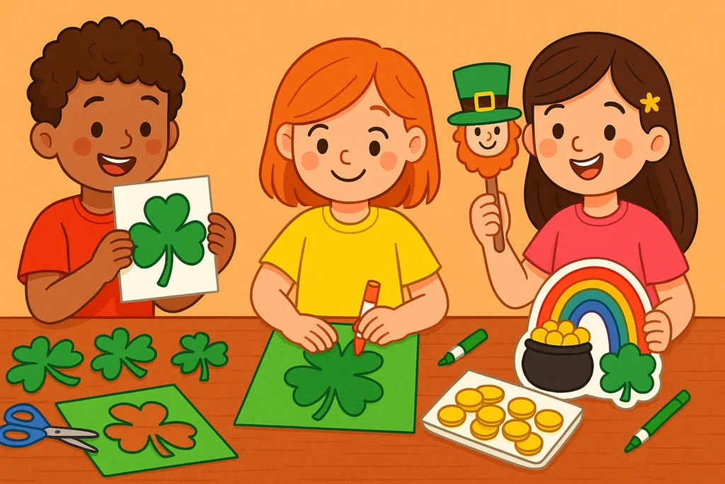 20 Impressive Ireland Crafts for Kids (Leprechauns, Shamrocks & Emerald Isle Fun!)