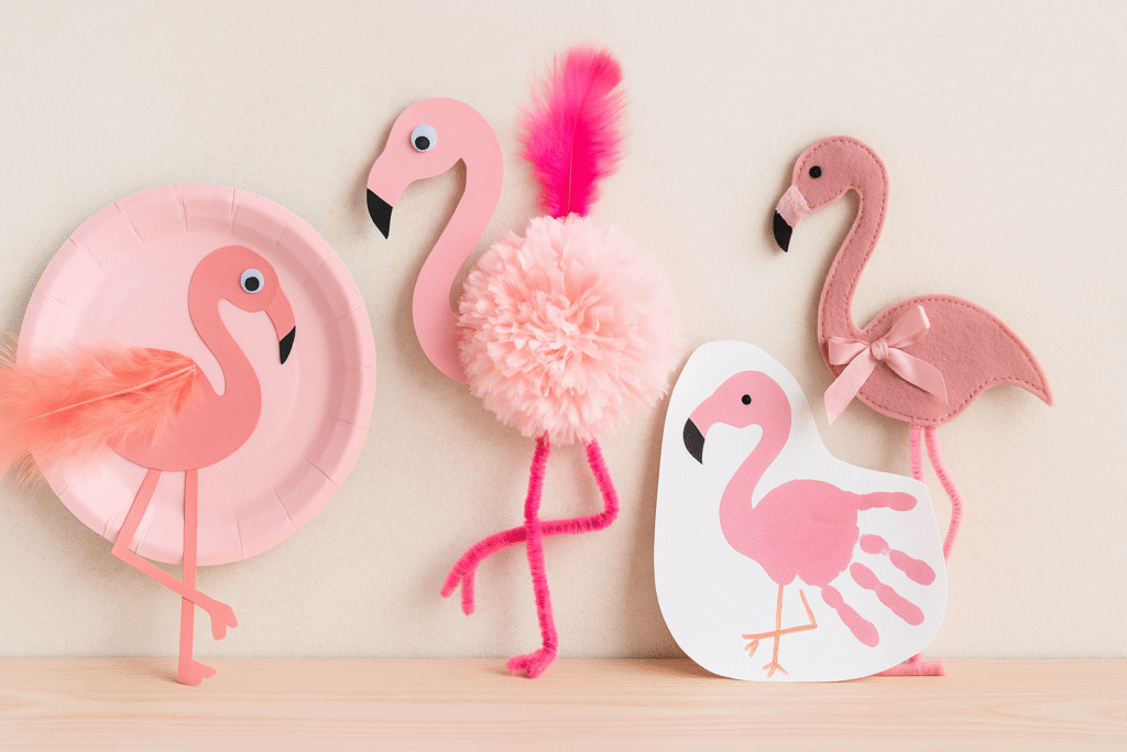 10 Fancy Flamingo Crafts for Kids (Pretty, Pink & Fun!)