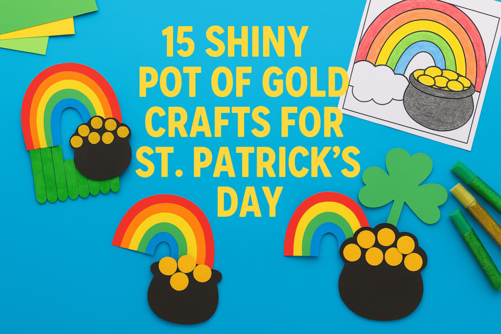 15 Shiny Pot of Gold Crafts for St. Patrick’s Day