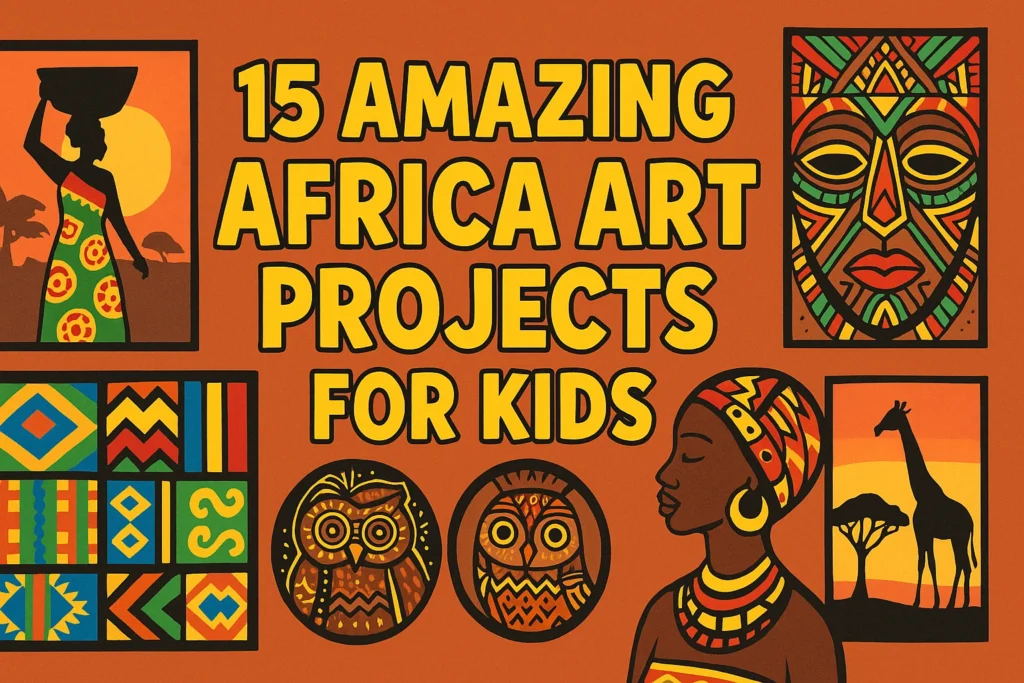 15 Amazing Africa Art Projects for Kids [Celebrate Africa Day 2025]