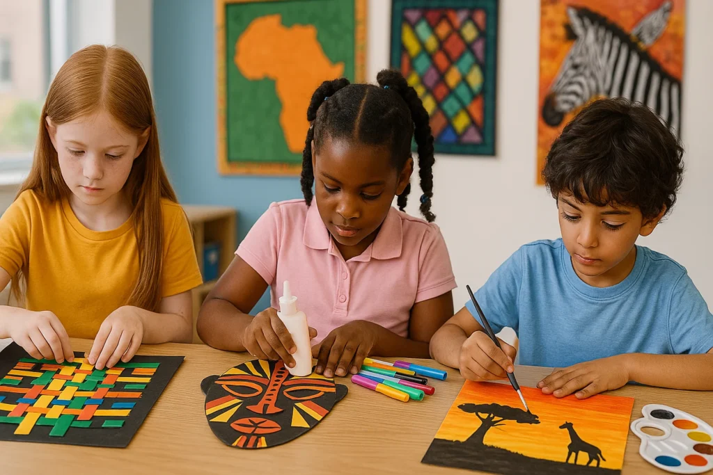 15 Amazing Africa Art Projects for Kids (Celebrate Africa Day with Creativity!)