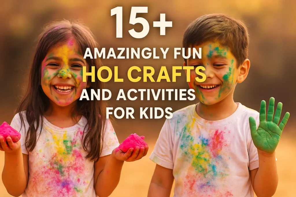 15 Amazingly Fun Holi Crafts and Activities for Kids (2025 Edition)